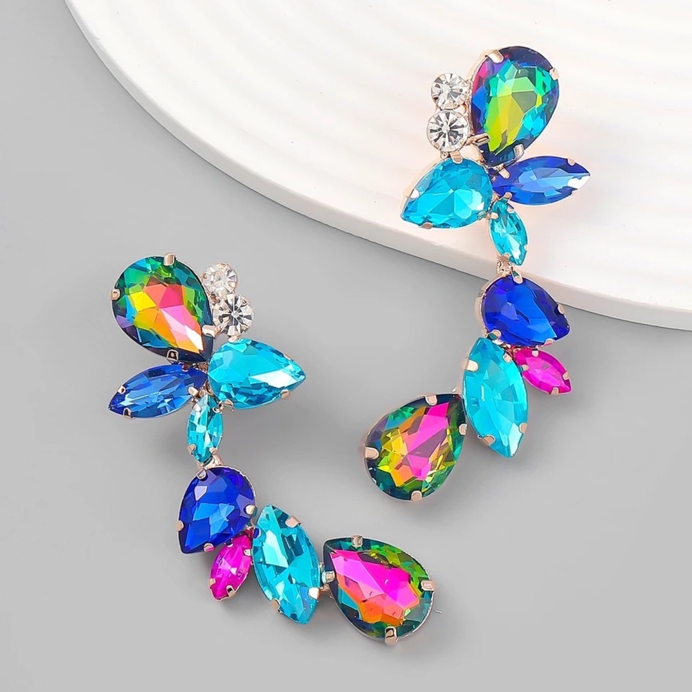 Statement colorful earrings